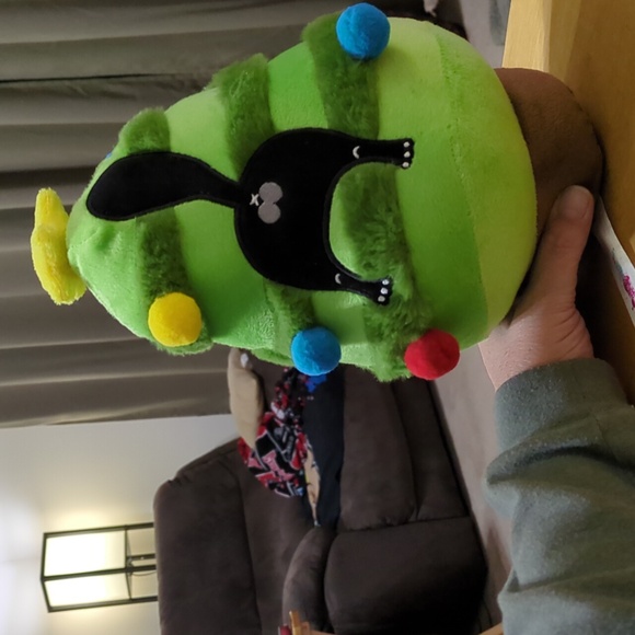 Cat in Christmas Tree Plush - Picture 2 of 3